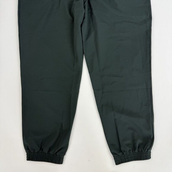 NWT Daily Ritual Moss Green Elastic Waist Crop Jogger Pants Pockets Sz L Stretch - Picture 13 of 13